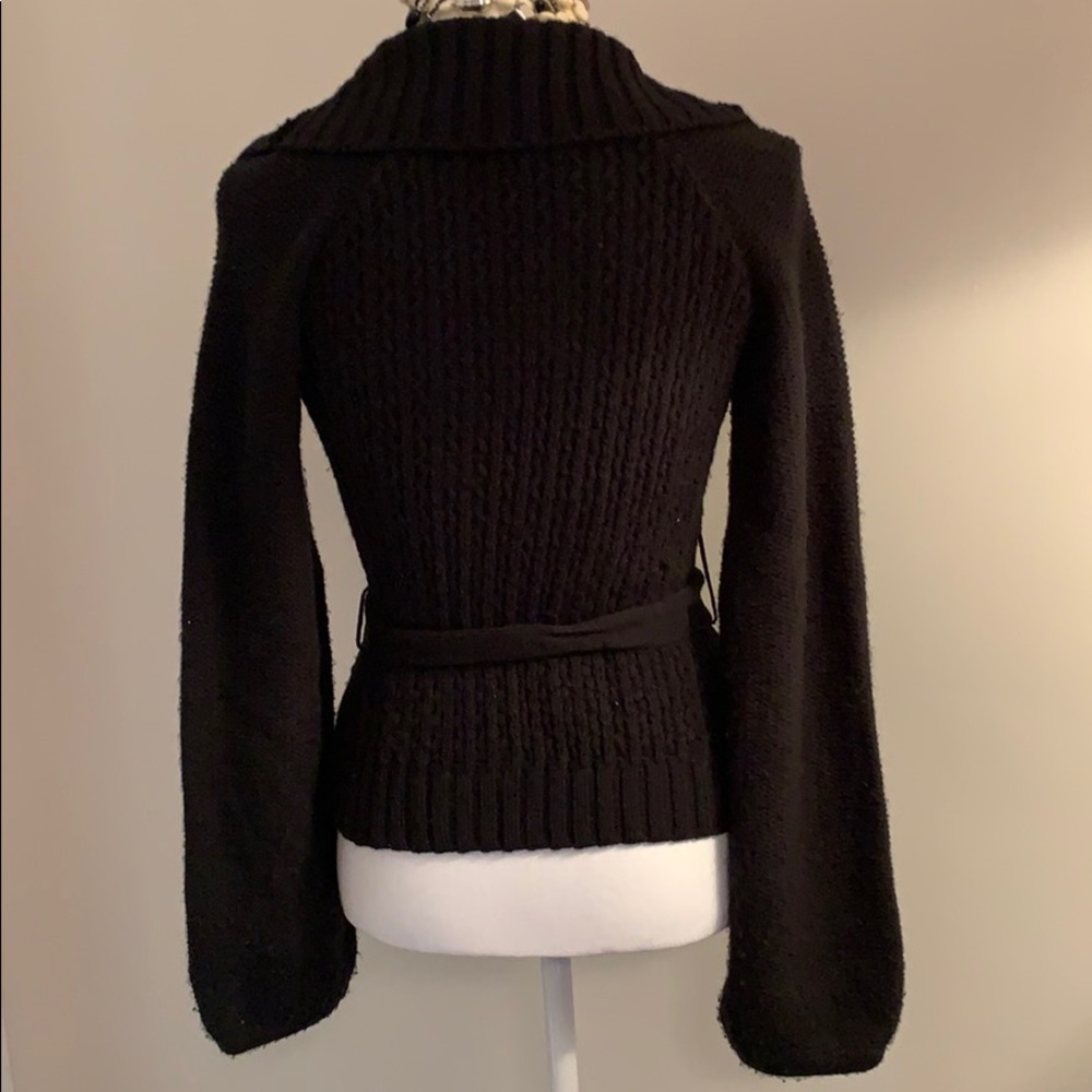 Bcbgeneration Black Double Breasted Cardigan - image 2